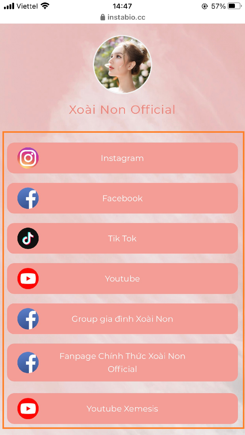 Kết nối tài khoản với các mxh
